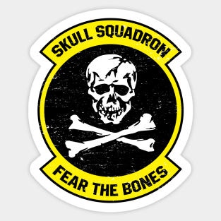 Skull Squadron Patch Only Sticker